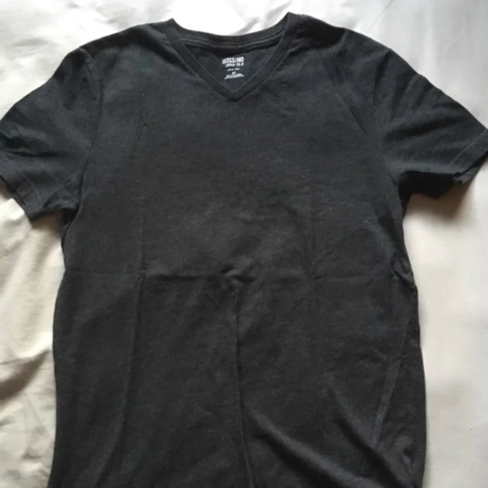 Mossimo Heathered Black T-Shirt